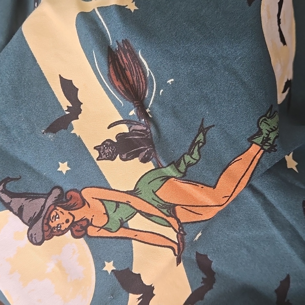 Collectif Jasmine Witches Swing Skirt, NWT, UK 8 - Picture 5 of 17
